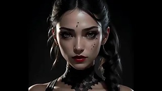 Goth Girls As if to Show Boobs Libidinous association contact Compilation - AI Porn Arts #6